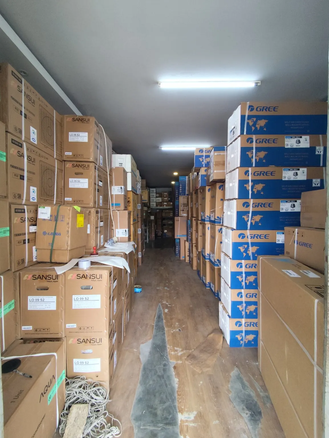 Stok unit beberapa brand siap di gudang