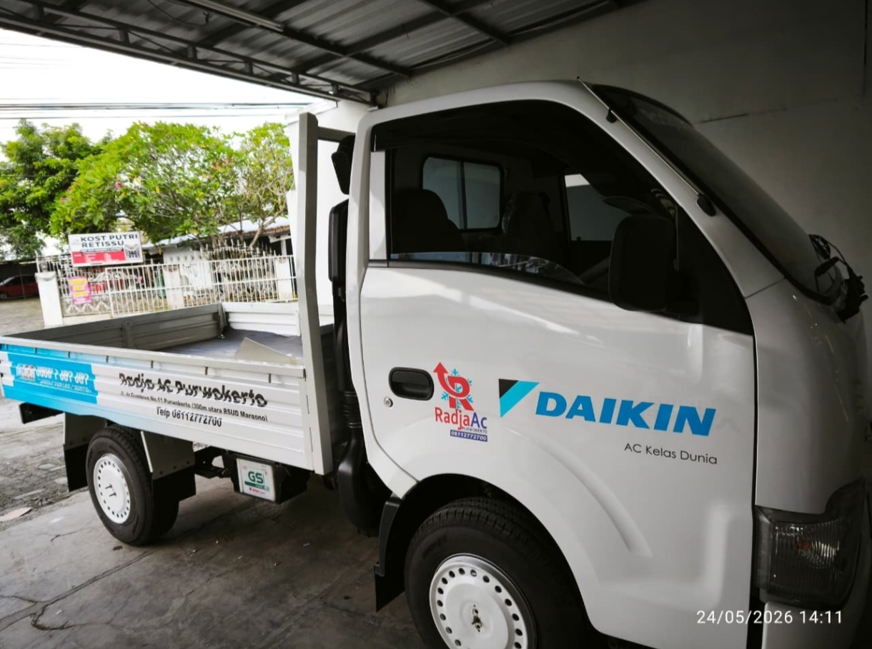 Pengiriman Radja AC — Armada kirim unit ke pembeli dan proyek