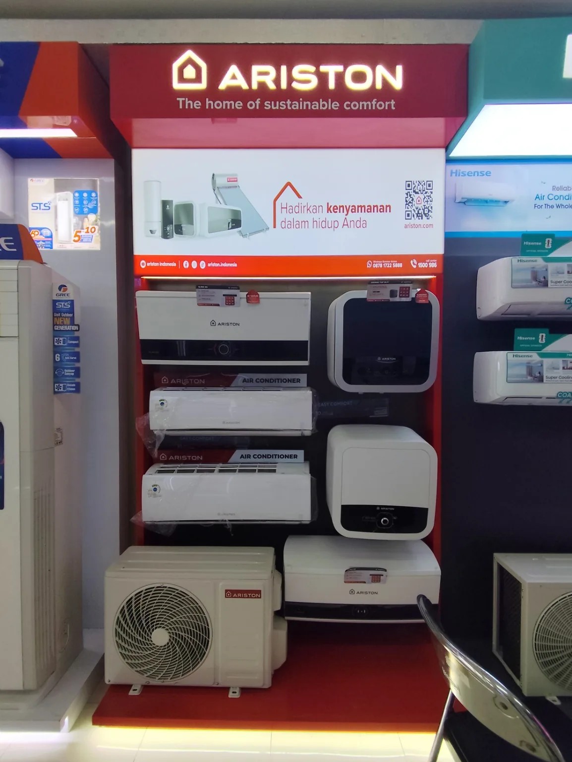 Showcase AC Ariston di RADJA AC